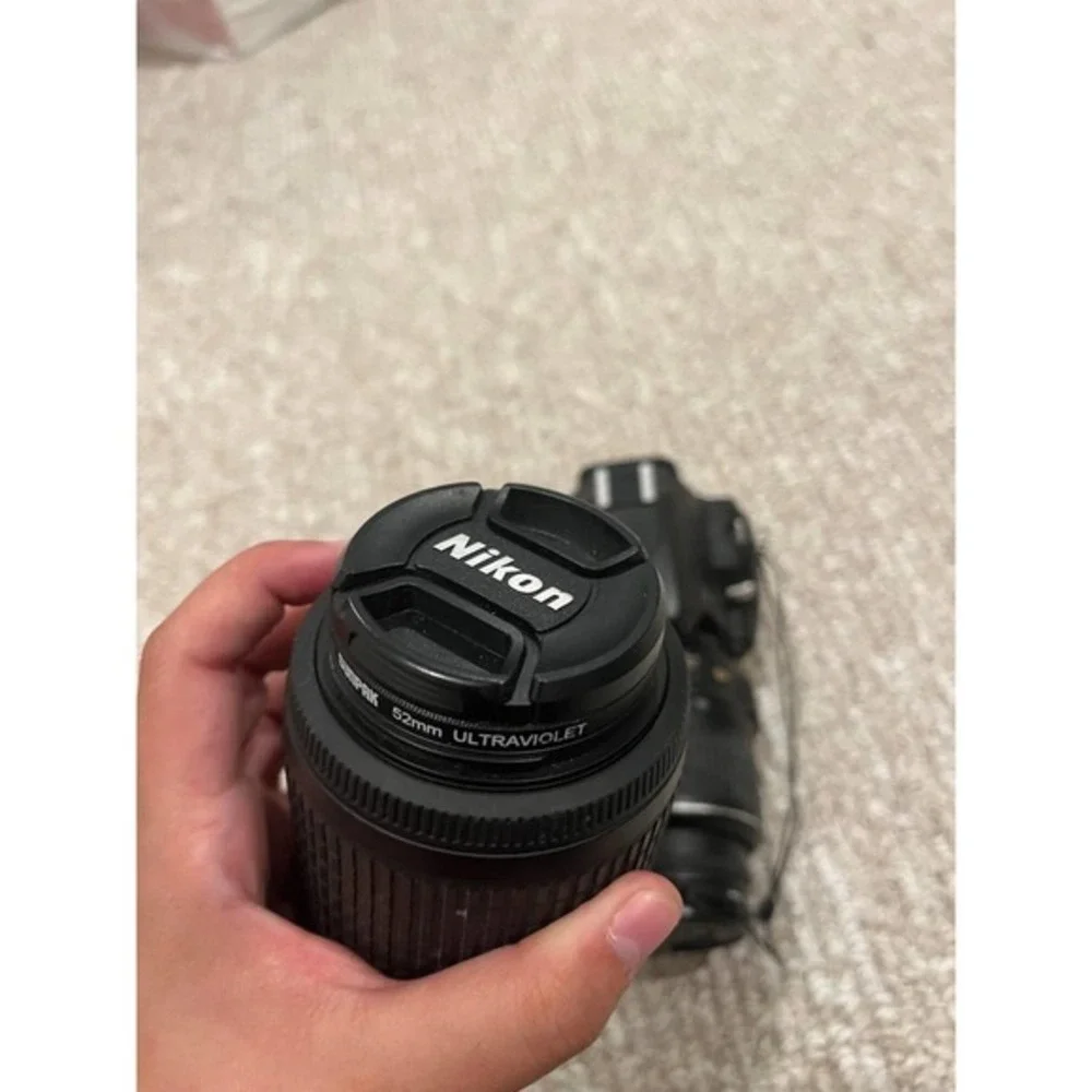 Nikon D60 10.2MP Digital SLR Camera +‎ 55-200mm AF-S Nikkor 1:4-5.6 VR + …